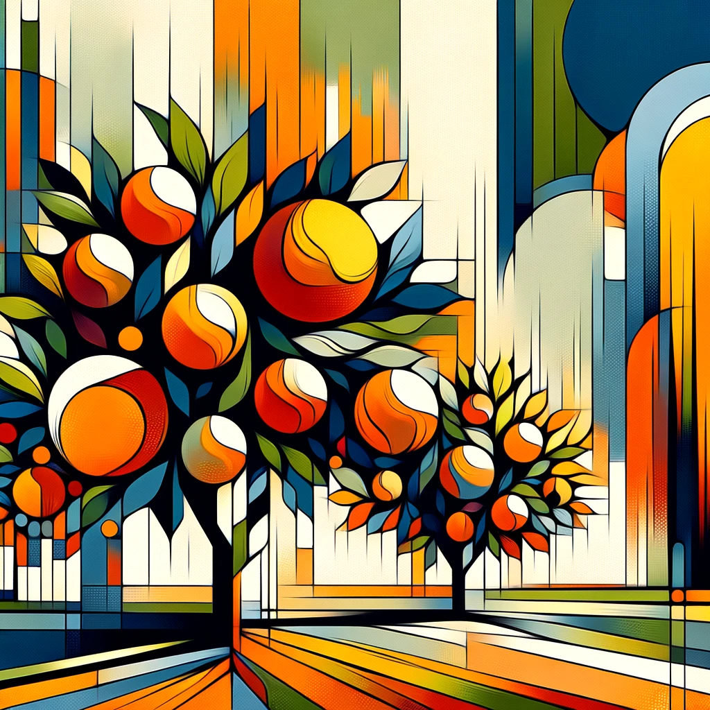 Pablo Picaso's Orange Orchard